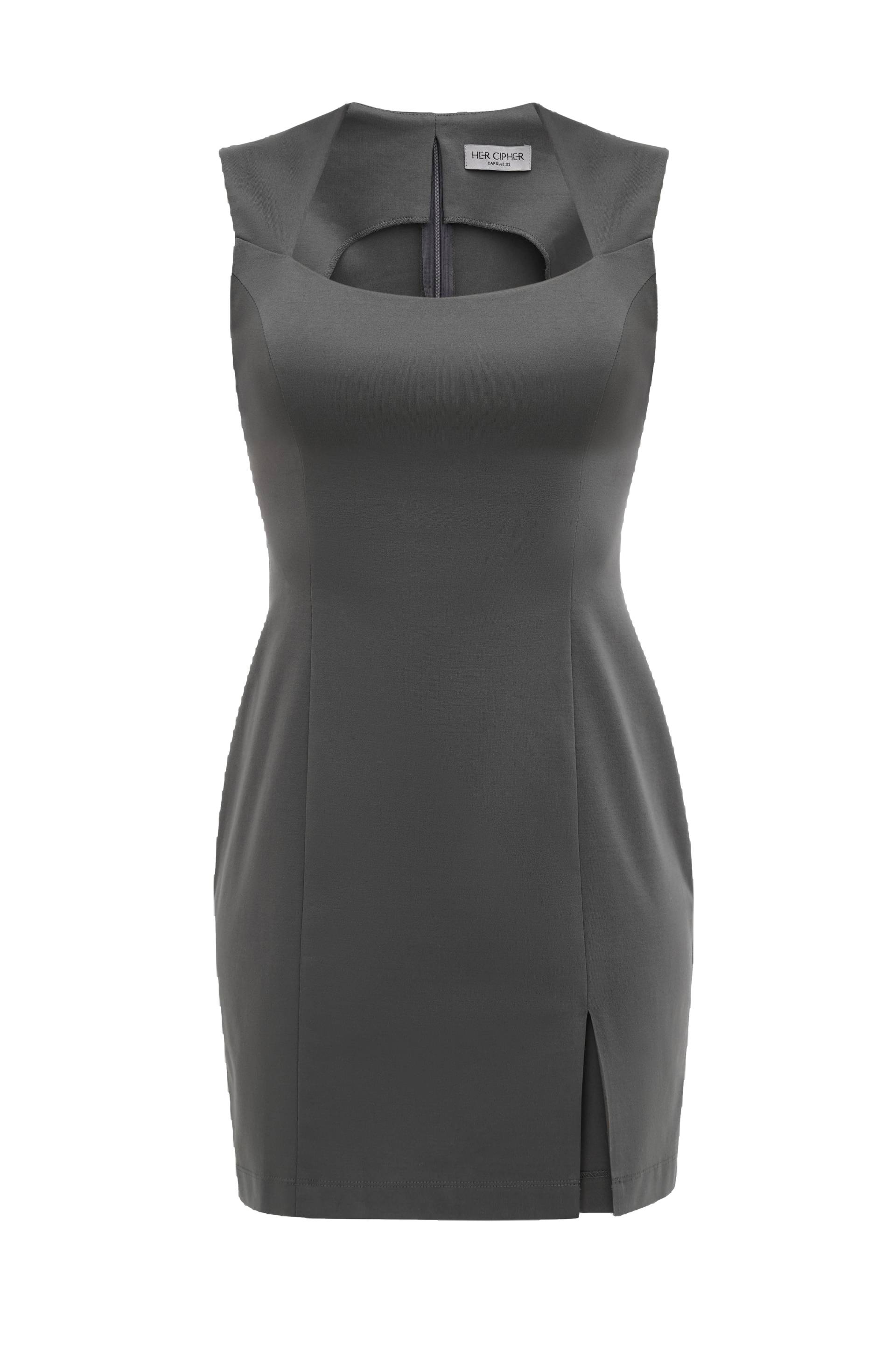 Essential Mini Dress- Poppyseed von HER CIPHER