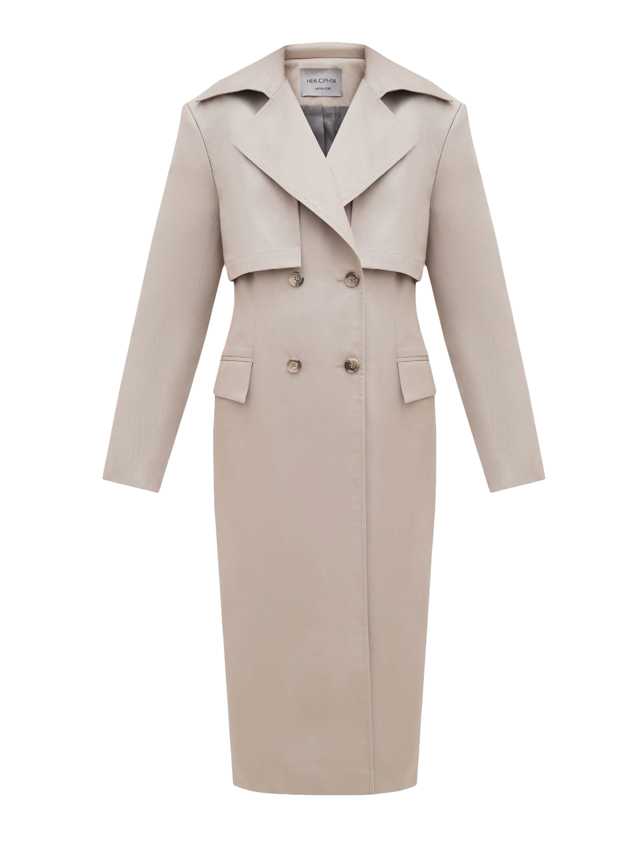 SeaSycle Trench Coat - Sand von HER CIPHER