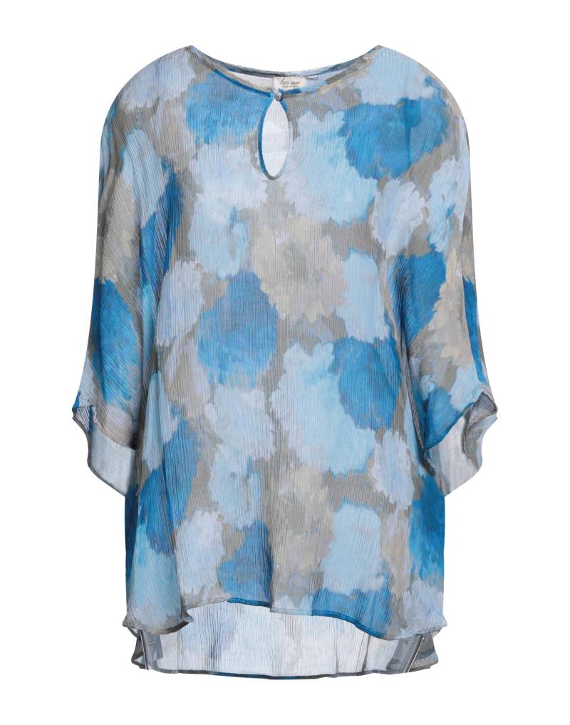 HER SHIRT HER DRESS Top Damen Azurblau von HER SHIRT HER DRESS