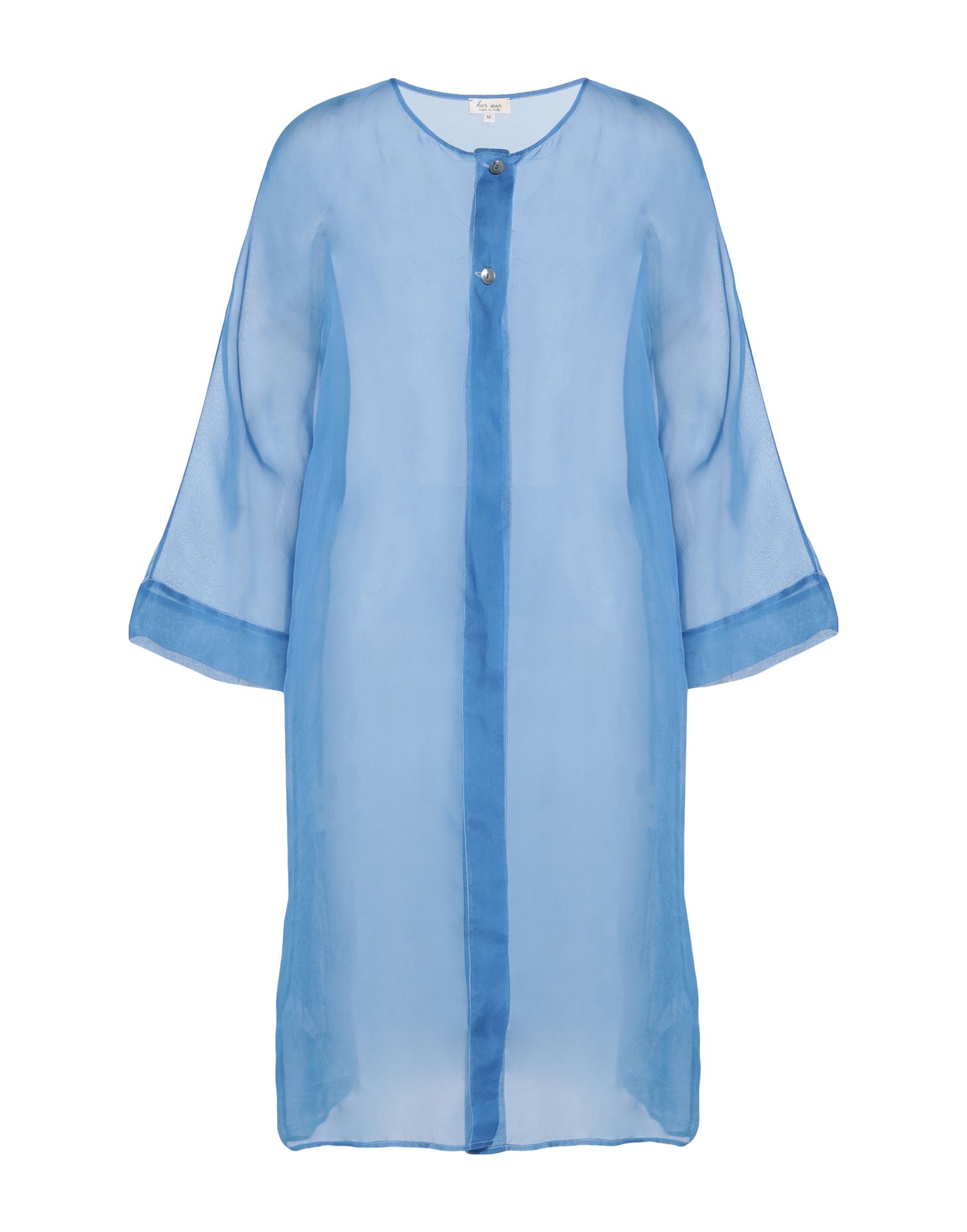 HER SHIRT HER DRESS Jacke, Mantel & Trenchcoat Damen Taubenblau von HER SHIRT HER DRESS