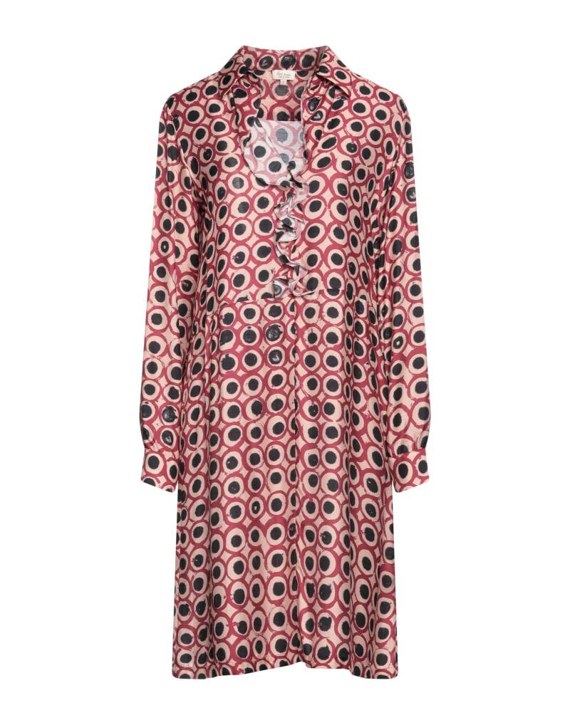 HER SHIRT HER DRESS Midi-kleid Damen Bordeaux von HER SHIRT HER DRESS