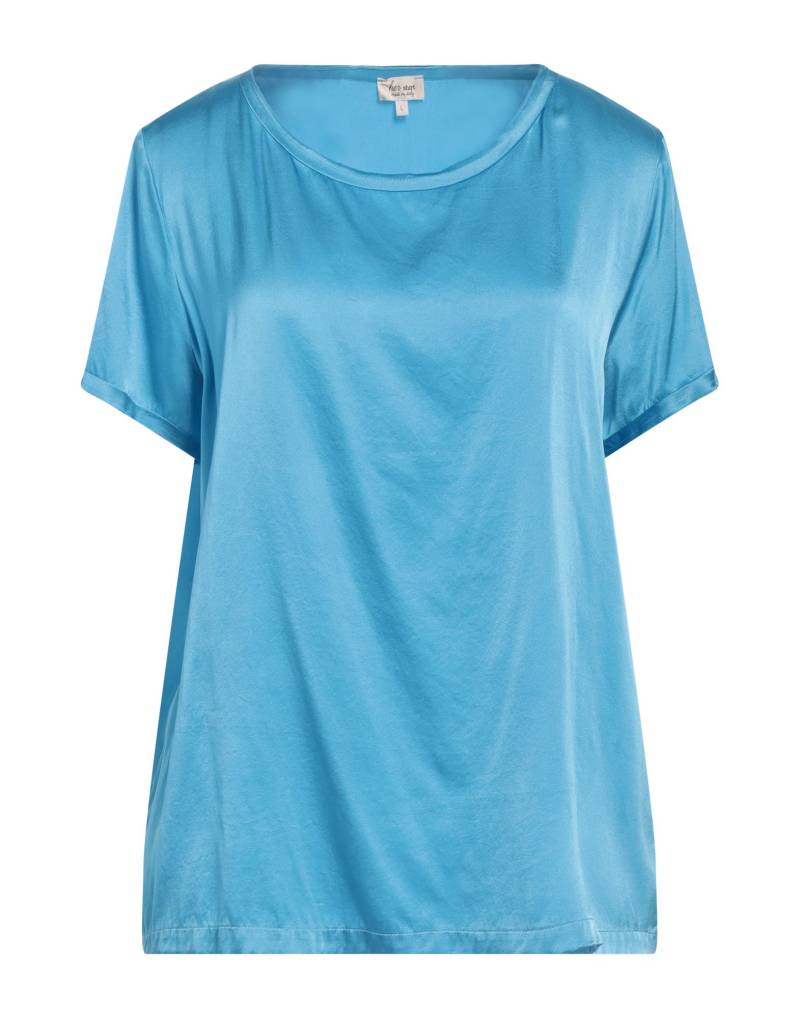 HER SHIRT HER DRESS Top Damen Azurblau von HER SHIRT HER DRESS