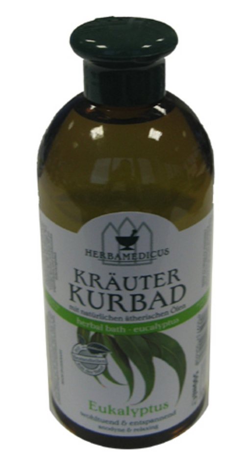 HERBAMEDICUS Badezusatz Eukalyptus Kräuter Bad Kurbad Entspannungsbad Erkältungsbad 500ml, 1-tlg. von HERBAMEDICUS