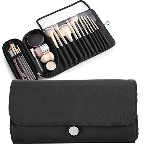 Kosmetische Reise-Aufbewahrungstasche, Tragbare Faltbare Kosmetik-Reise-Make-up-Tasche, Pinsel, Lippenstift, Creme, Organizer-Tasche von HERCHR