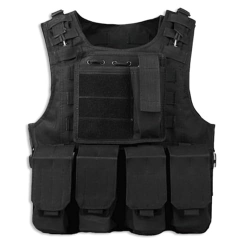 Taktische Weste Für Herren, Verstellbare Trainings-Angelweste Für Erwachsene, Herren-Militärweste Gewichtsweste leichte, Outdoor-Arbeitsweste Angeln Schießwesten militärische Jagdweste von HERCHR