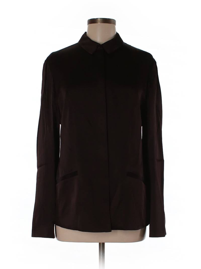 Armani Collezioni Satin Bluse Jacke Shacket Blazer Gr 10 Armani Collezioni Satin Bluse Jacke Shacket Blazer Gr 10 von HERCoutureResale