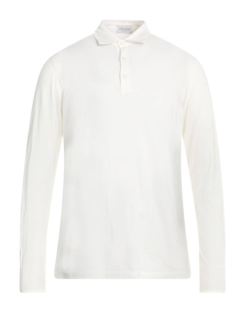 HERITAGE Poloshirt Herren Weiß von HERITAGE