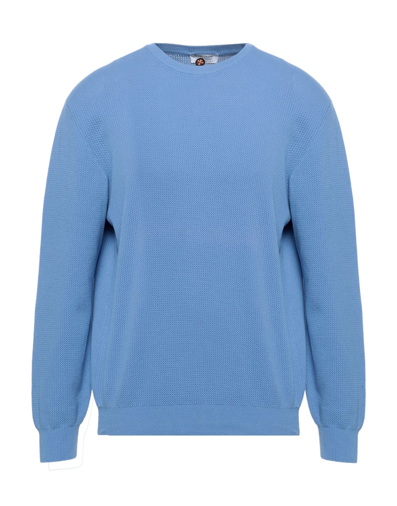 HERITAGE Pullover Herren Azurblau von HERITAGE