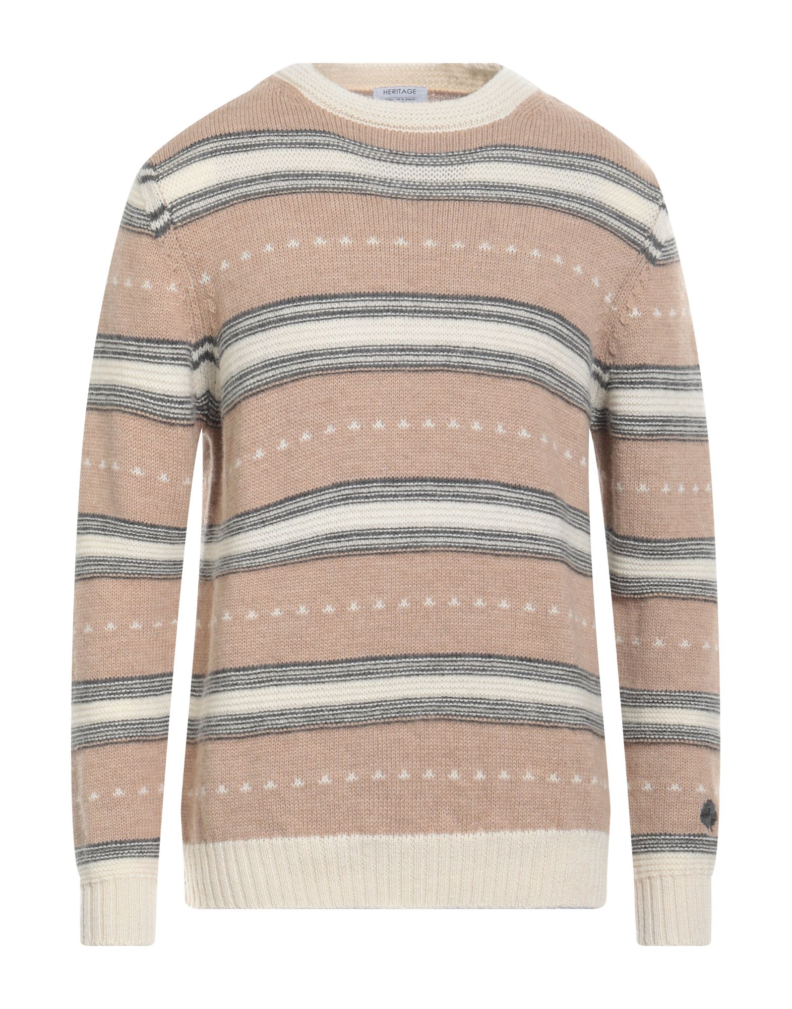 HERITAGE Pullover Herren Beige von HERITAGE