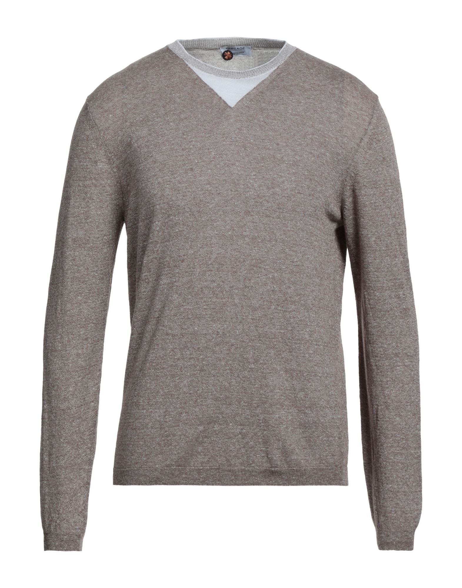 HERITAGE Pullover Herren Braun von HERITAGE