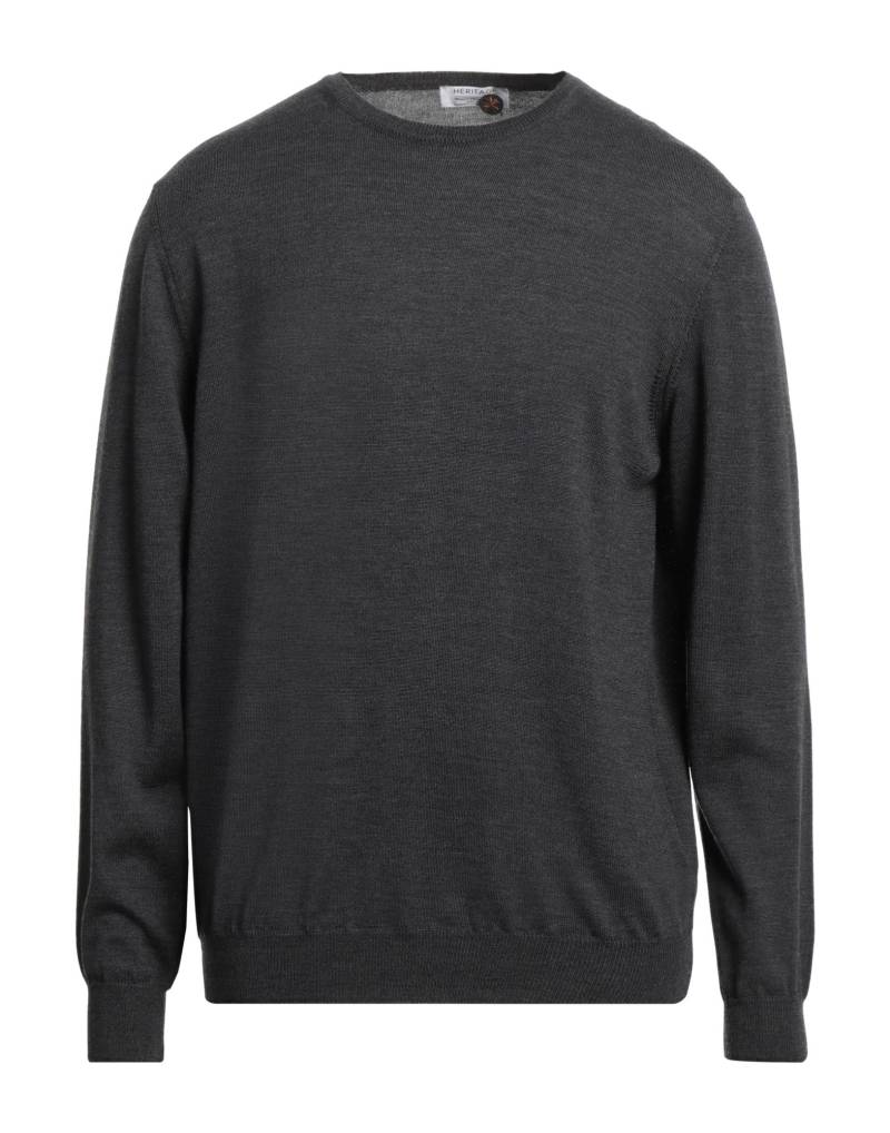 HERITAGE Pullover Herren Braungrau von HERITAGE