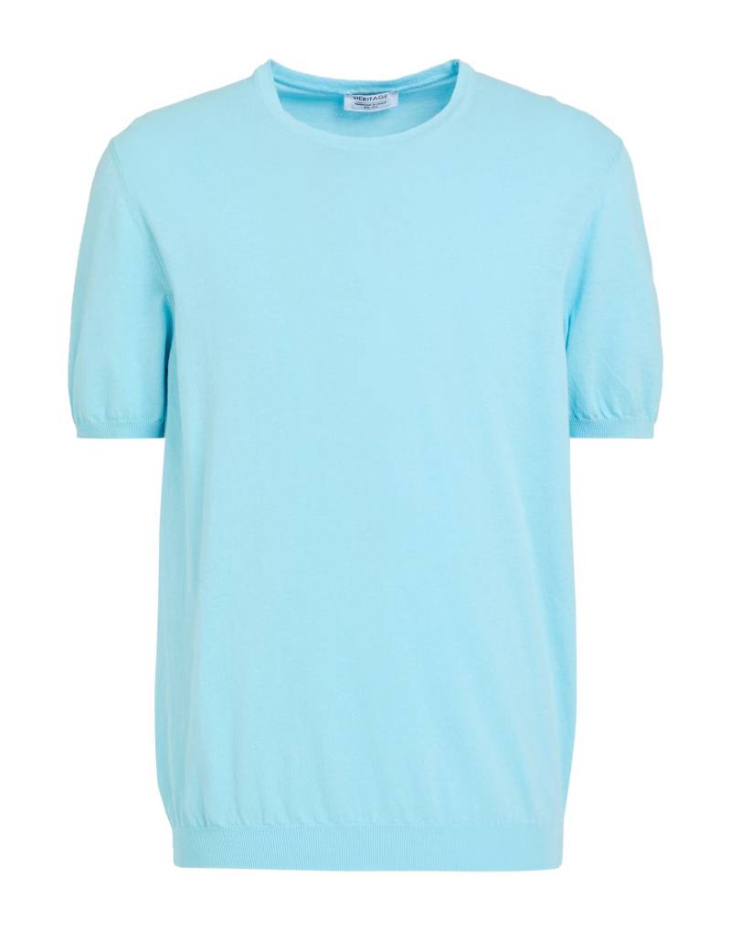 HERITAGE Pullover Herren Himmelblau von HERITAGE