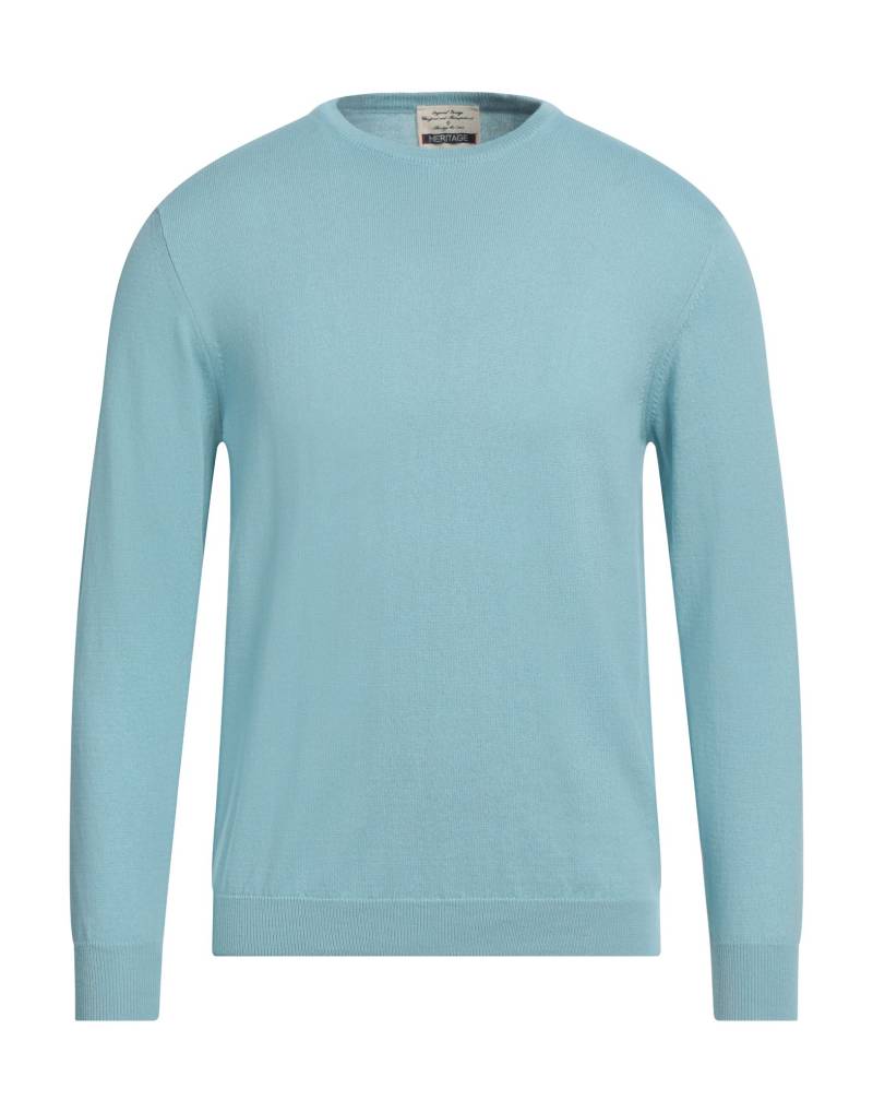 HERITAGE Pullover Herren Himmelblau von HERITAGE
