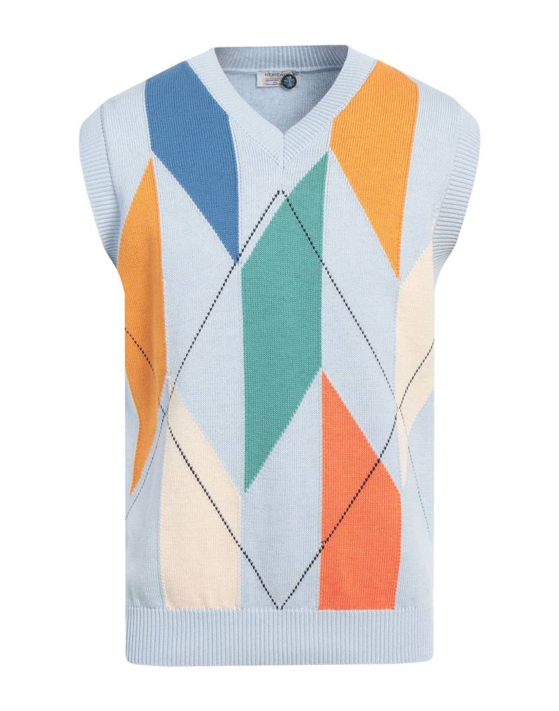 HERITAGE Pullover Herren Himmelblau von HERITAGE