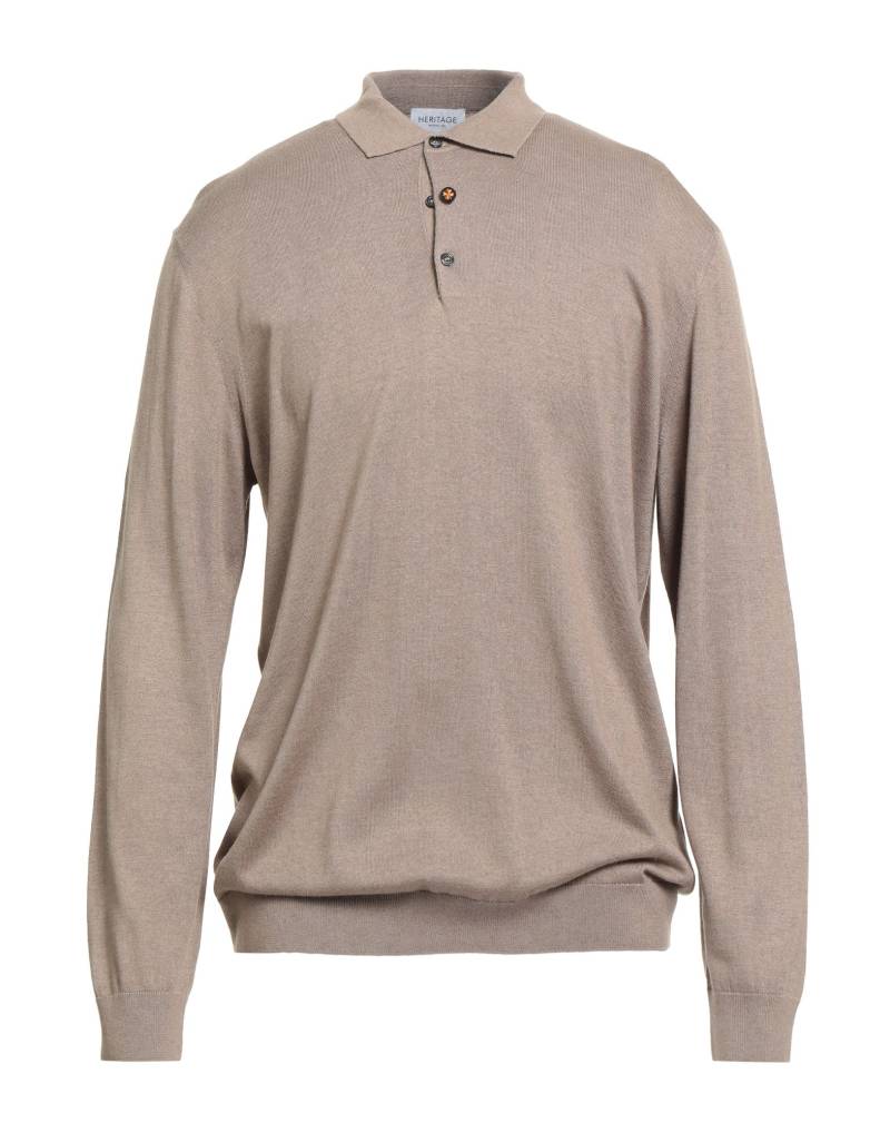 HERITAGE Pullover Herren Maulwurfsgrau von HERITAGE