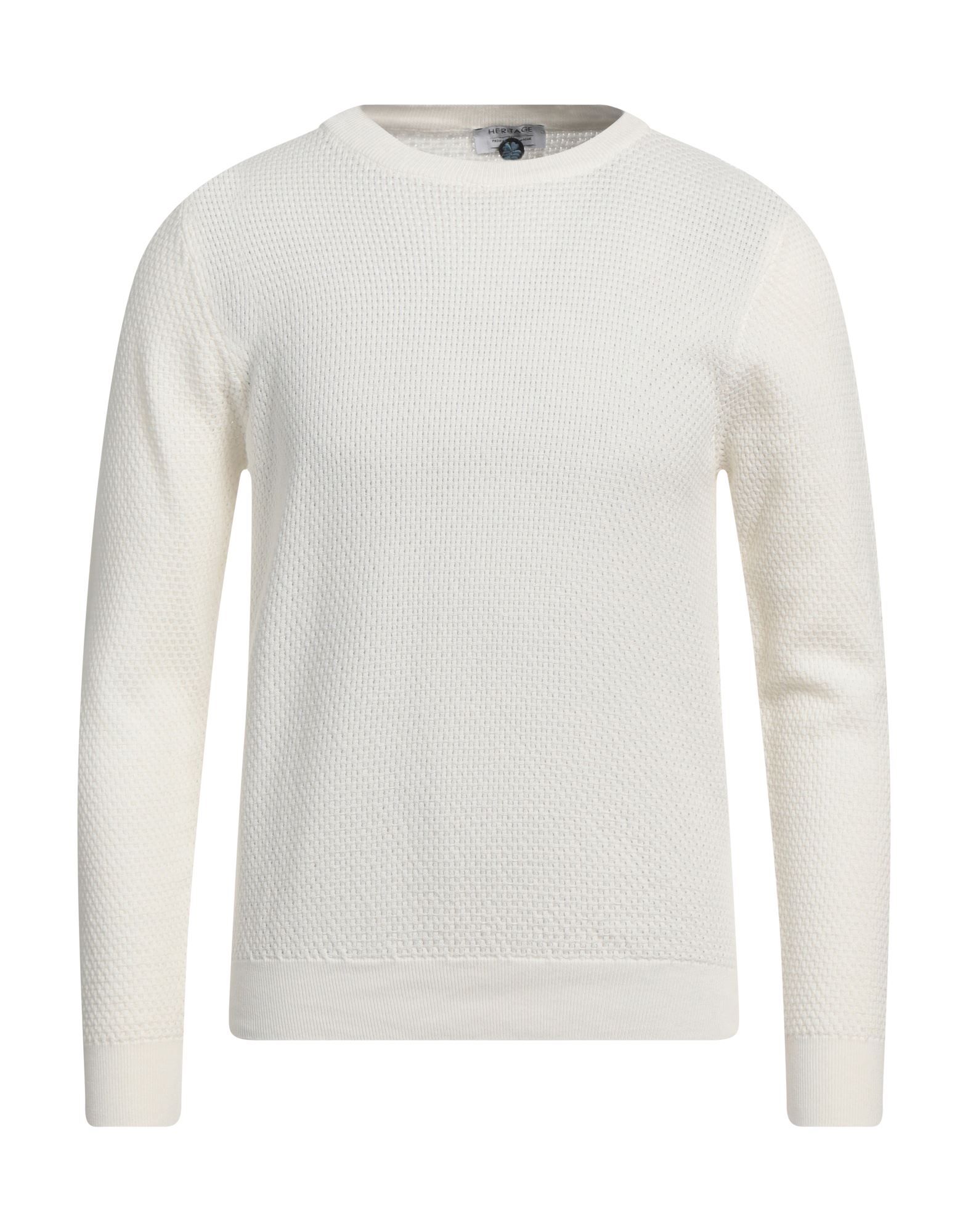 HERITAGE Pullover Herren Off white von HERITAGE