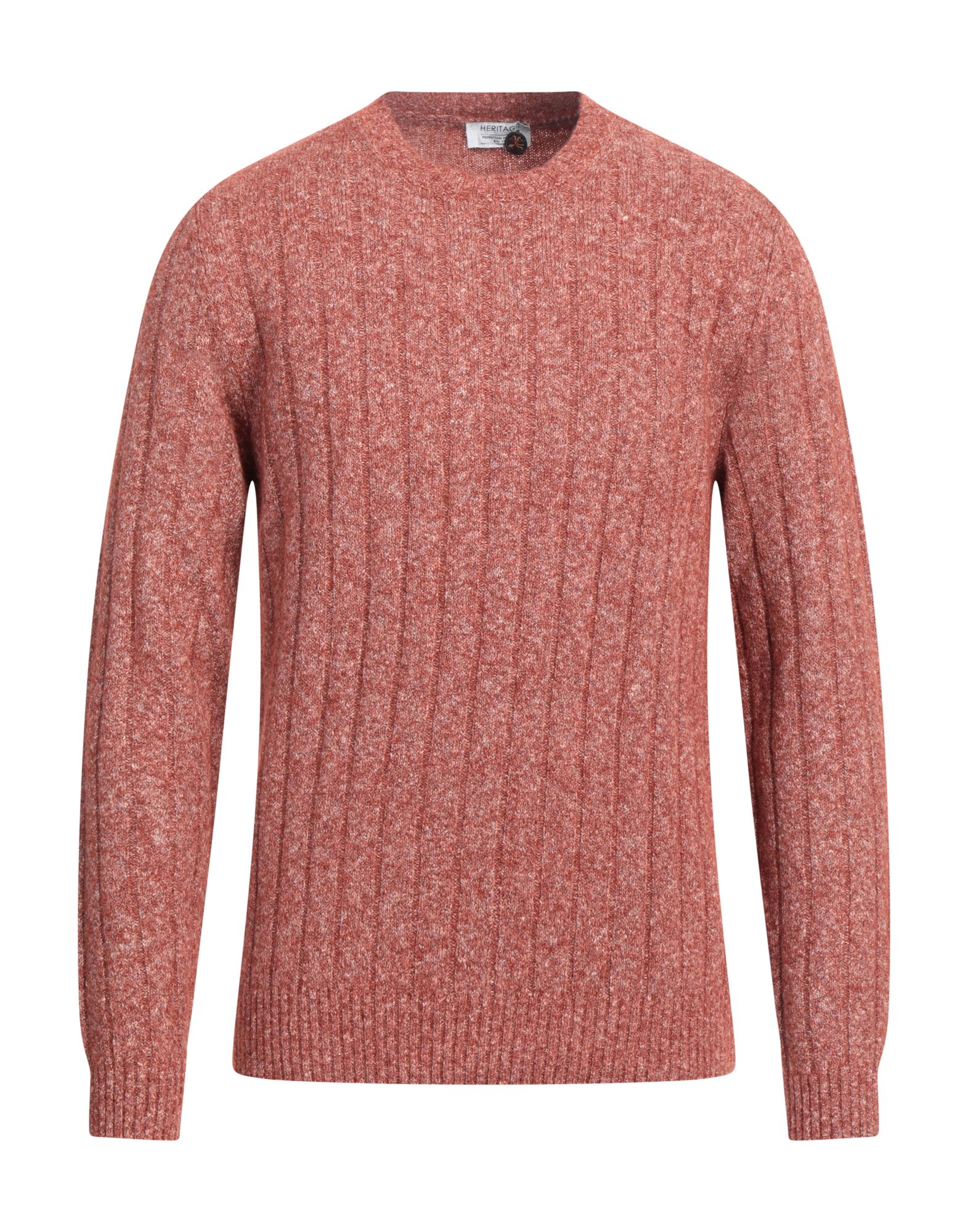 HERITAGE Pullover Herren Rostrot von HERITAGE