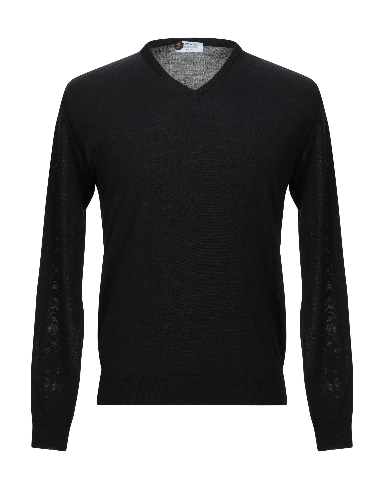 HERITAGE Pullover Herren Schwarz HERITAGE Pullover Herren Schwarz von HERITAGE