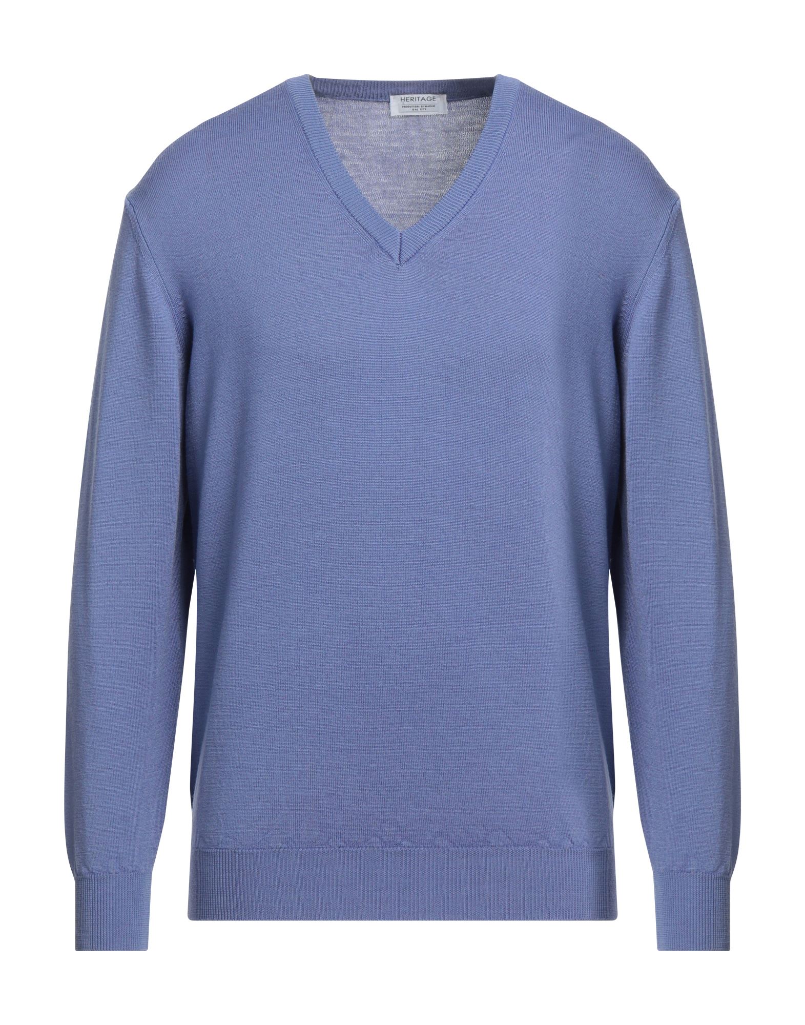 HERITAGE Pullover Herren Taubenblau von HERITAGE