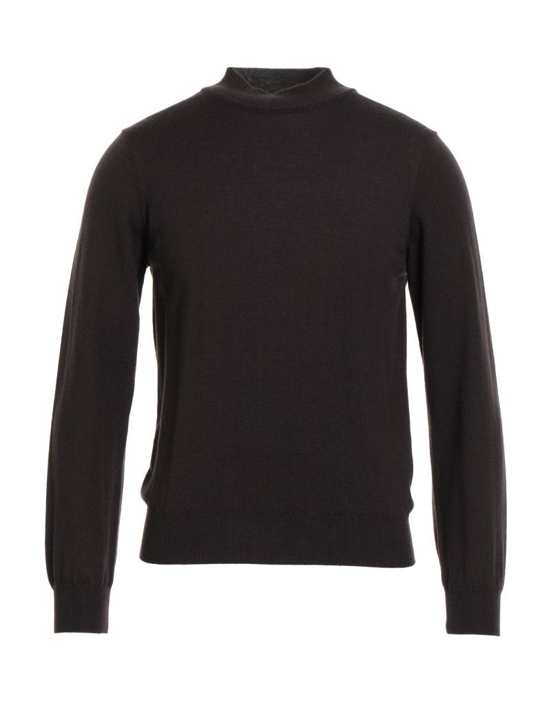 HERITAGE Rollkragenpullover Herren Dunkelbraun von HERITAGE