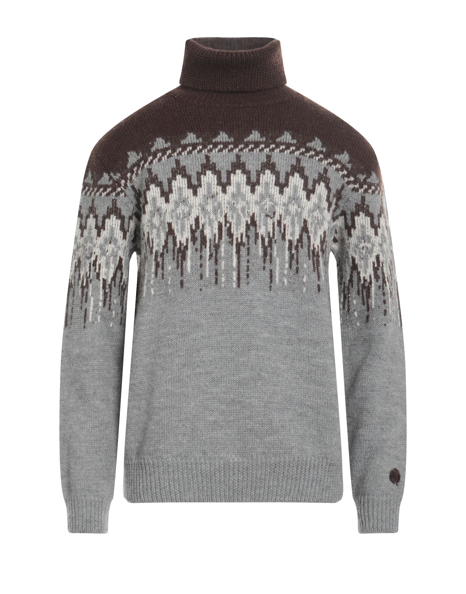 HERITAGE Rollkragenpullover Herren Dunkelbraun von HERITAGE