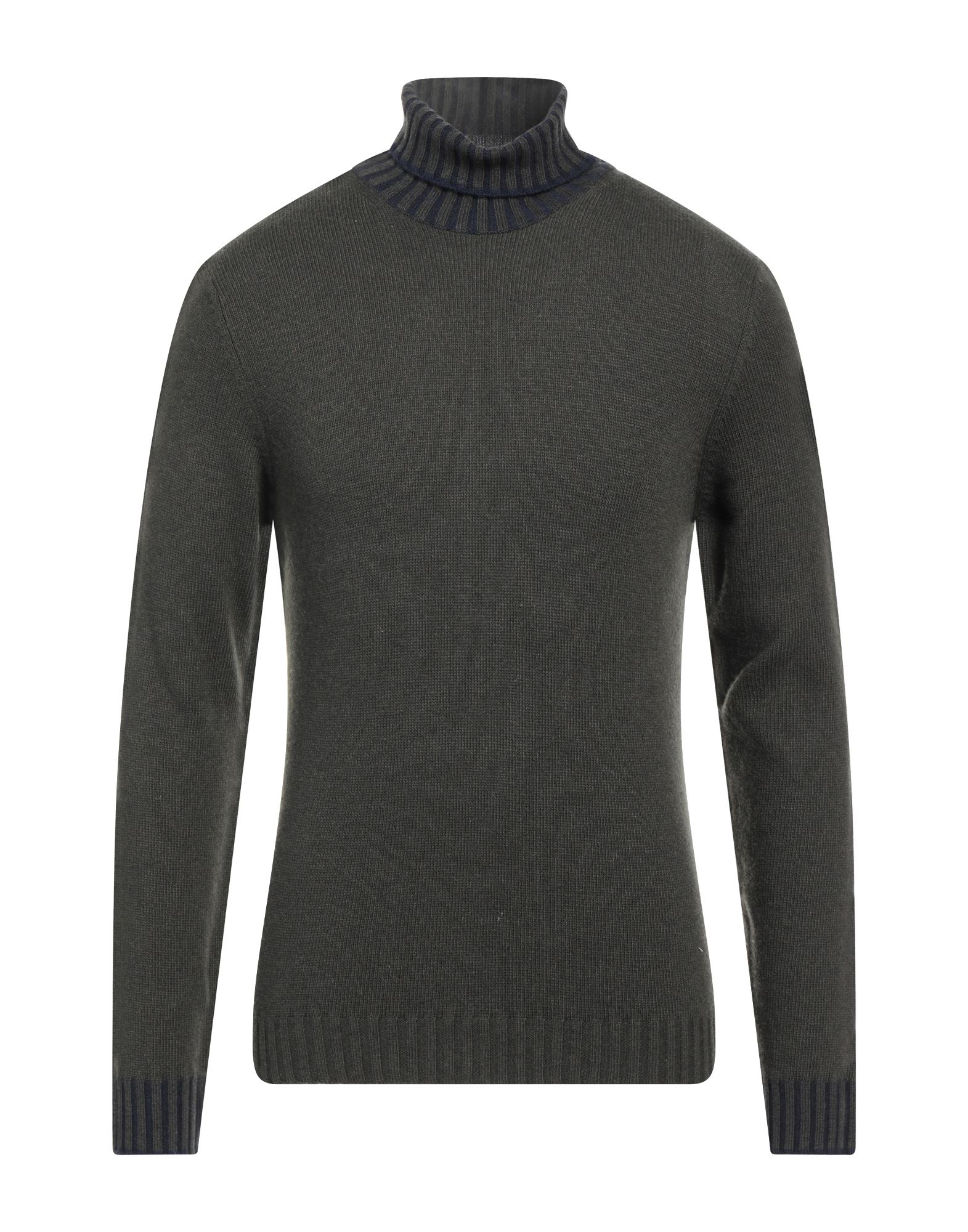 HERITAGE Rollkragenpullover Herren Dunkelgrün von HERITAGE