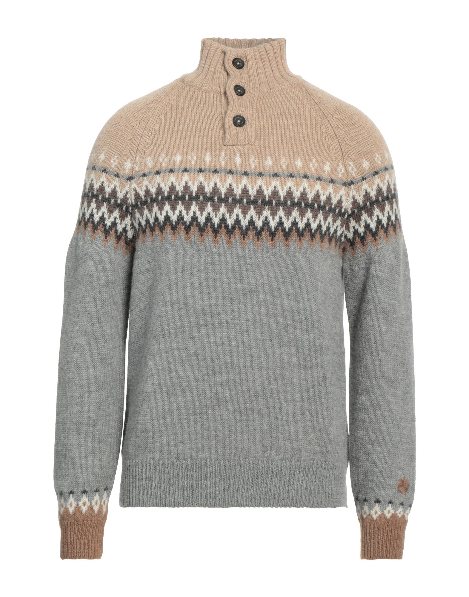 HERITAGE Rollkragenpullover Herren Hellgrau von HERITAGE