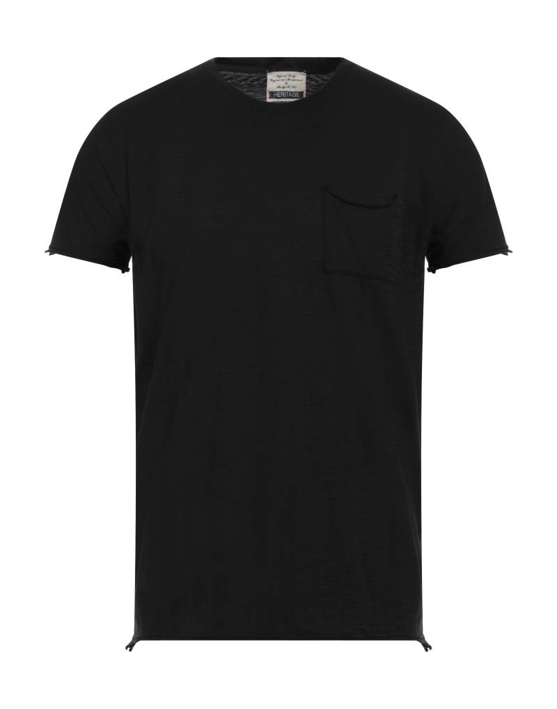 HERITAGE T-shirts Herren Schwarz von HERITAGE