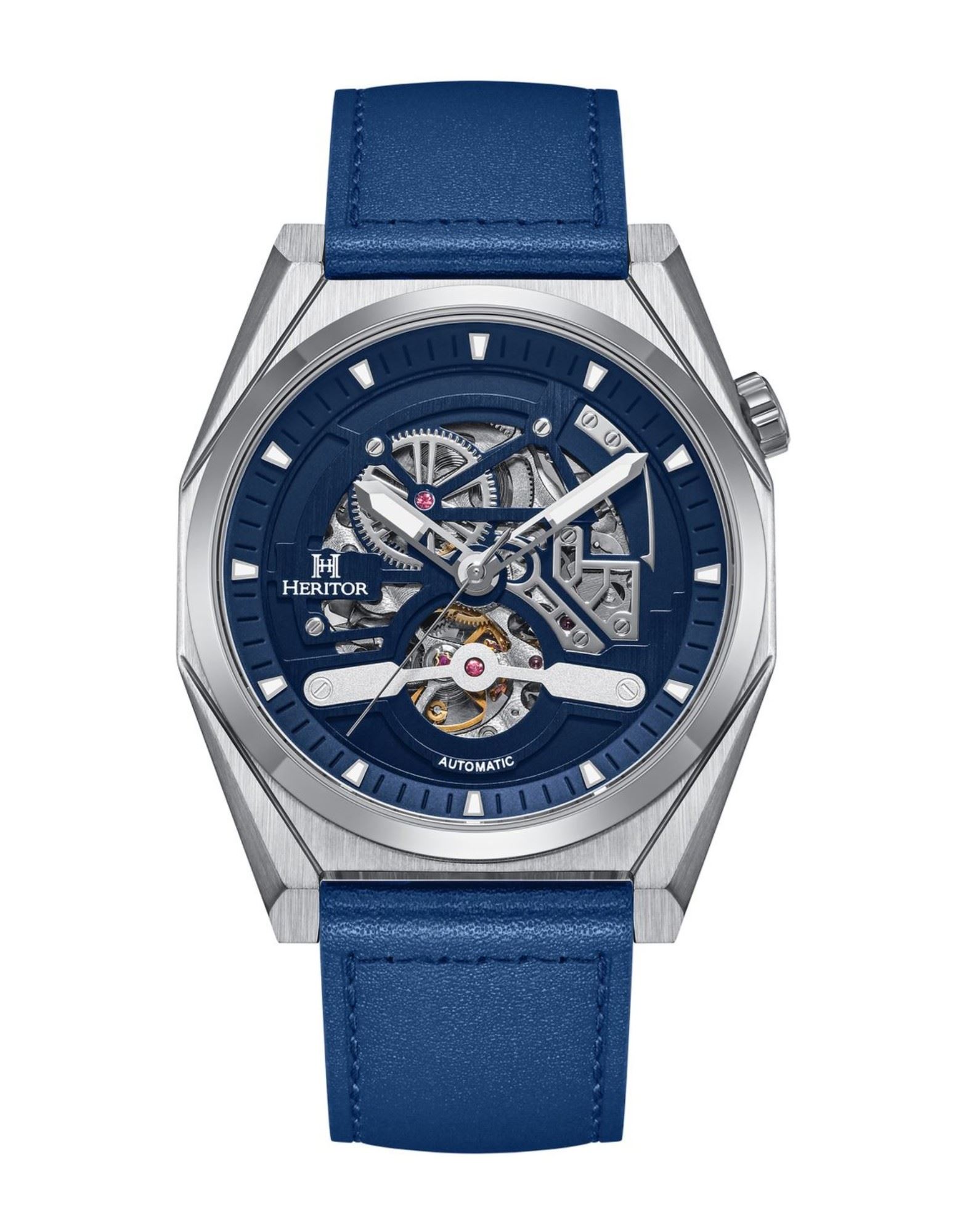 HERITOR AUTOMATIC WATCHES Armbanduhr Herren Blau von HERITOR AUTOMATIC WATCHES