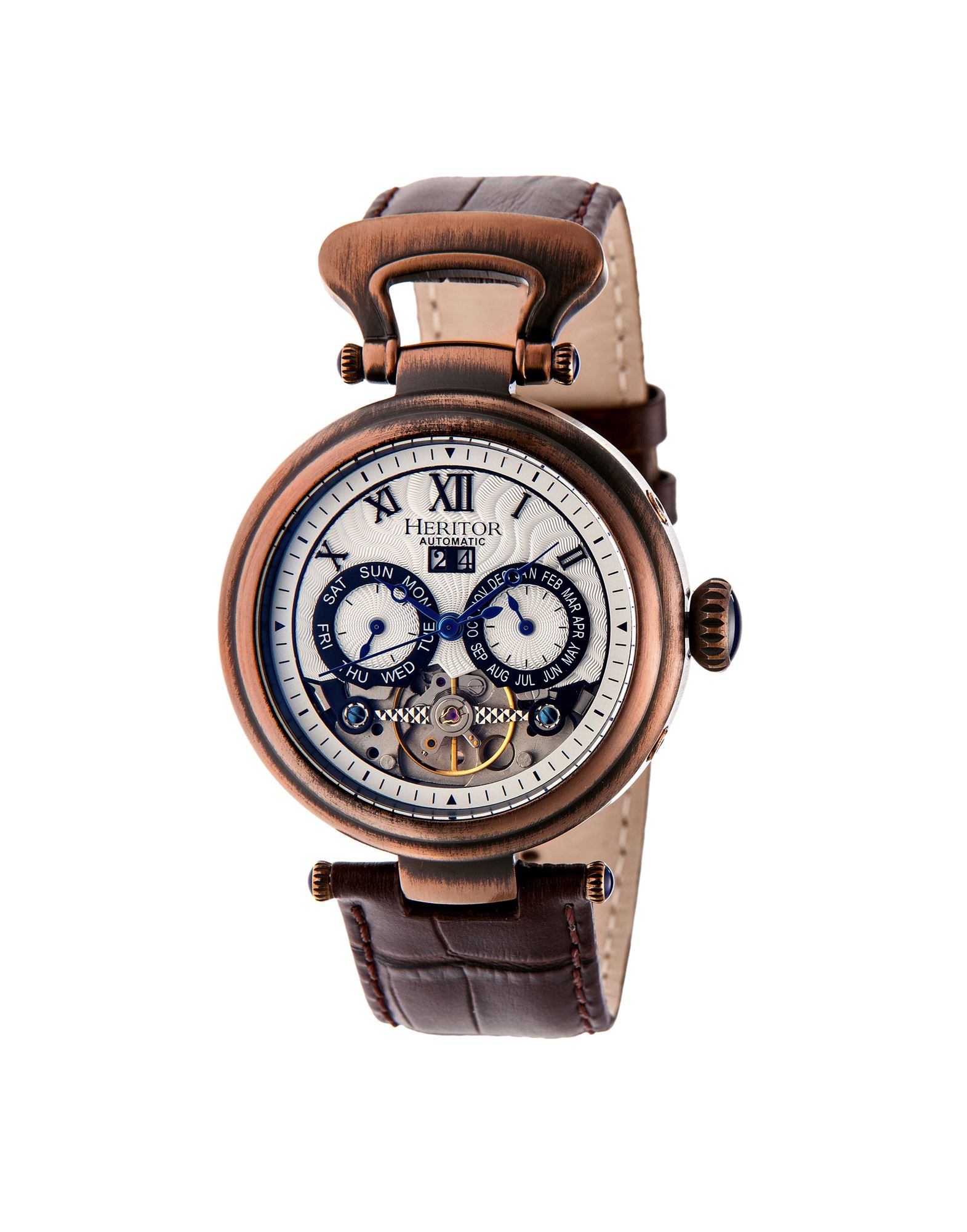 HERITOR AUTOMATIC WATCHES Armbanduhr Herren Bronze von HERITOR AUTOMATIC WATCHES