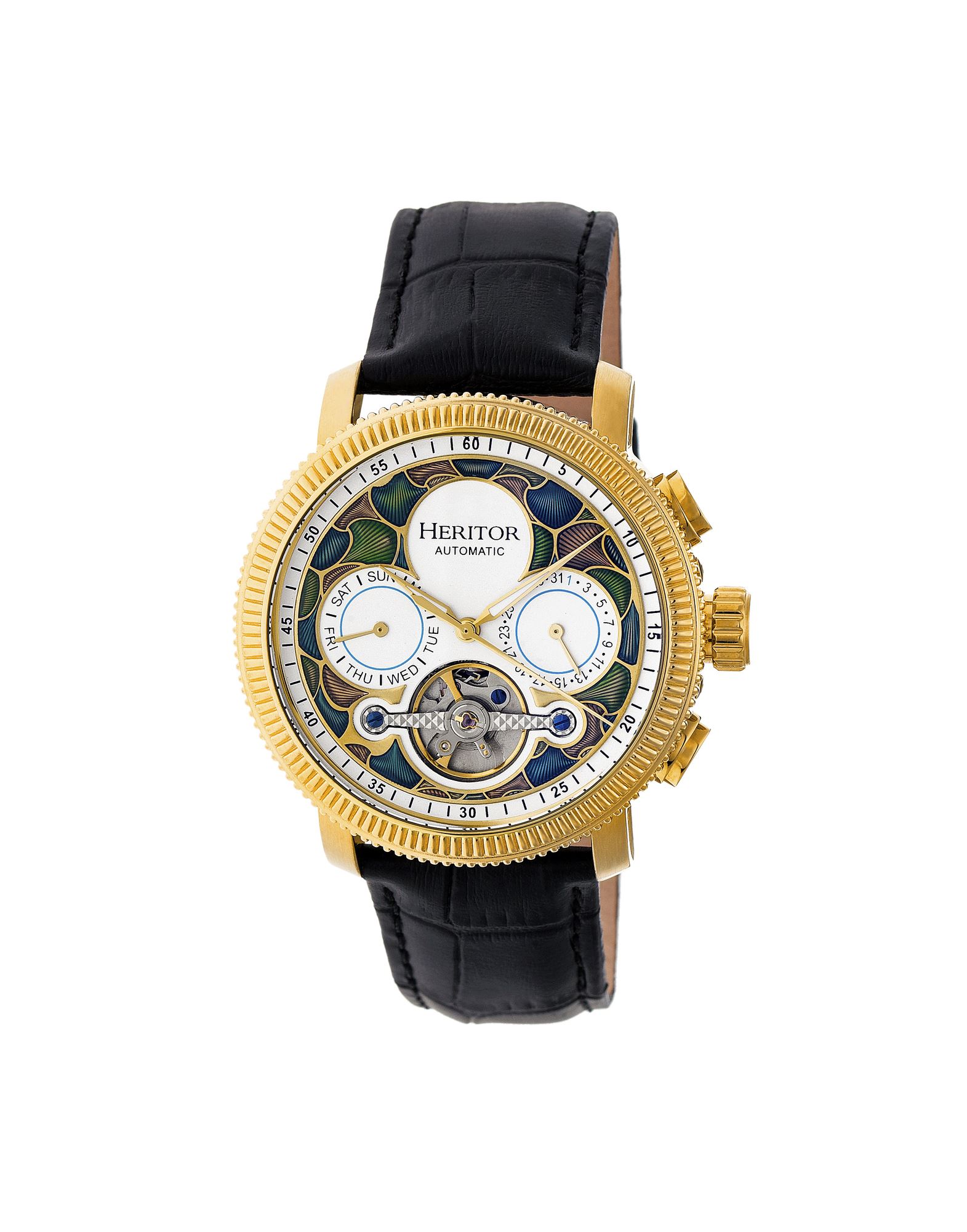 HERITOR AUTOMATIC WATCHES Armbanduhr Herren Gold von HERITOR AUTOMATIC WATCHES