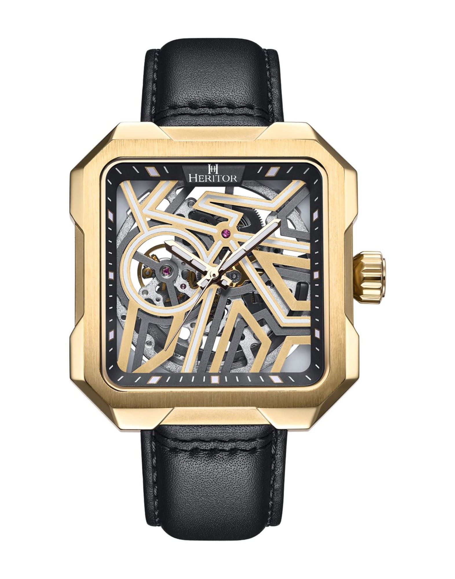 HERITOR AUTOMATIC WATCHES Armbanduhr Herren Gold von HERITOR AUTOMATIC WATCHES