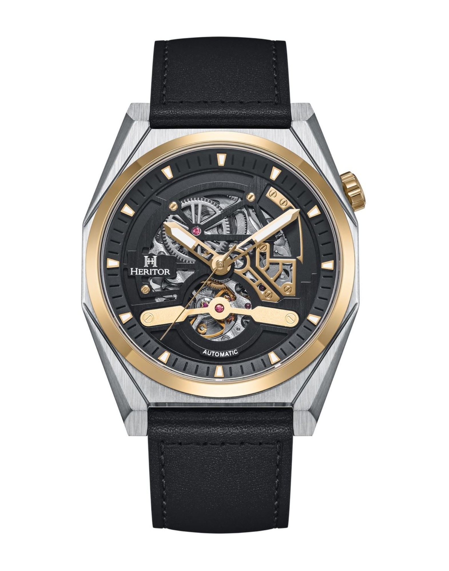 HERITOR AUTOMATIC WATCHES Armbanduhr Herren Gold von HERITOR AUTOMATIC WATCHES