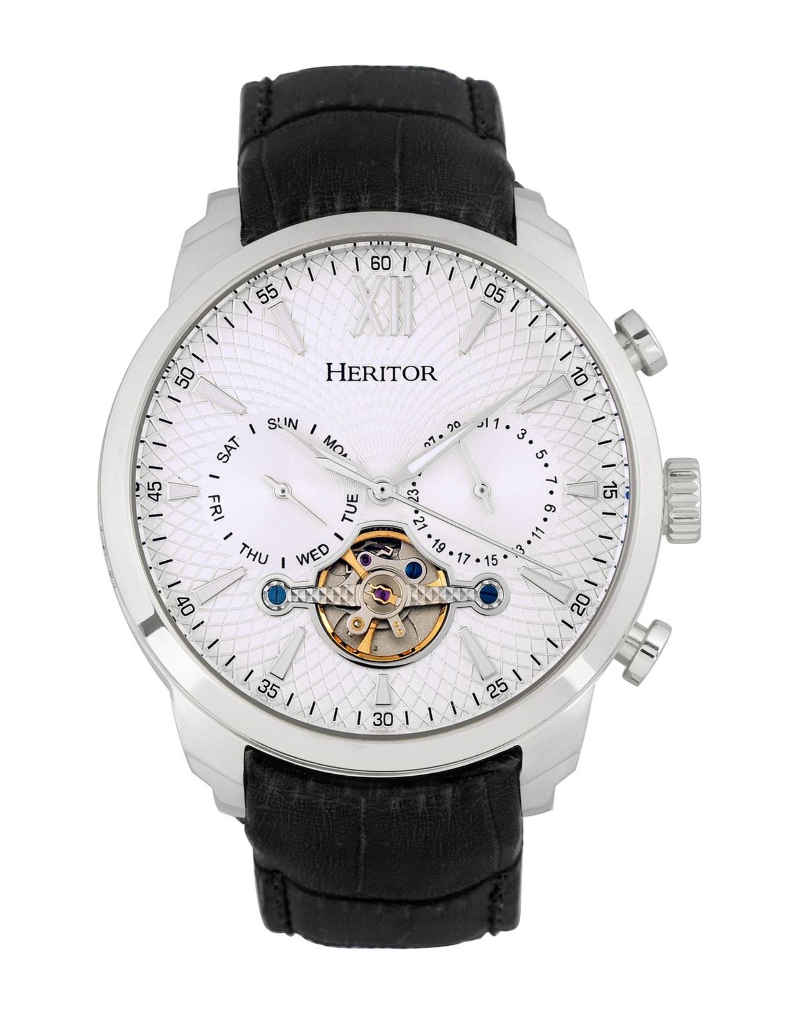 HERITOR AUTOMATIC WATCHES Armbanduhr Herren Weiß von HERITOR AUTOMATIC WATCHES