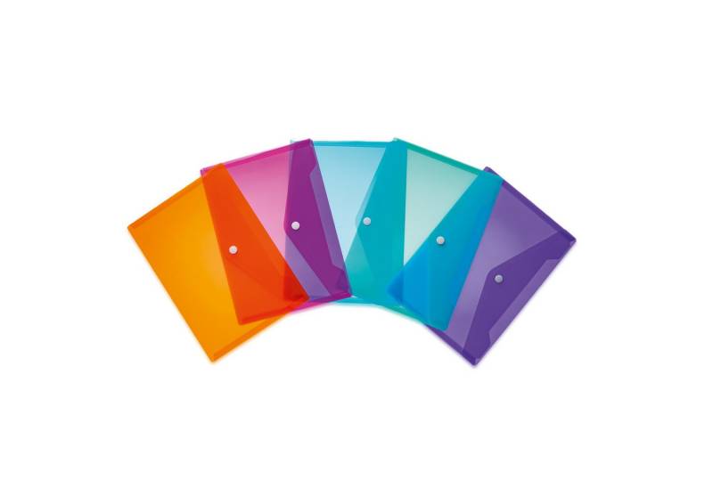 HERMA Dokumententasche Herma Dokumentenhülle PP A5+ 25 x 18 cm Trendfarben Sortierung von HERMA