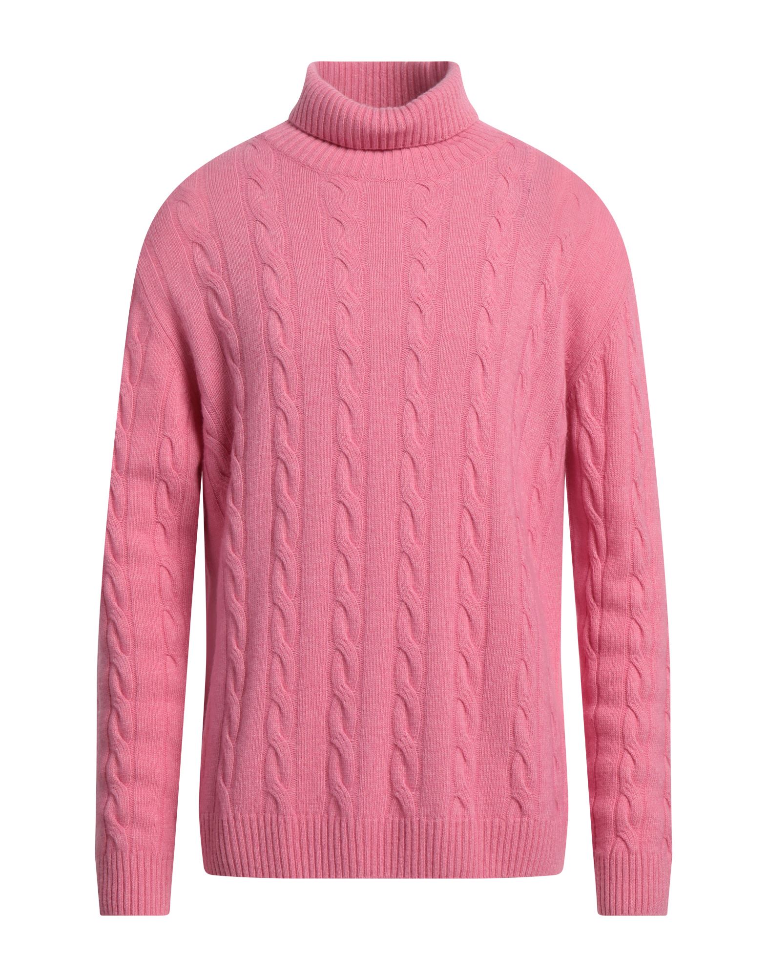 HERMAN & SONS Rollkragenpullover Herren Rosa von HERMAN & SONS