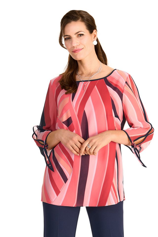 HERMANN LANGE Collection Chiffonbluse mit grafischem Muster von HERMANN LANGE Collection