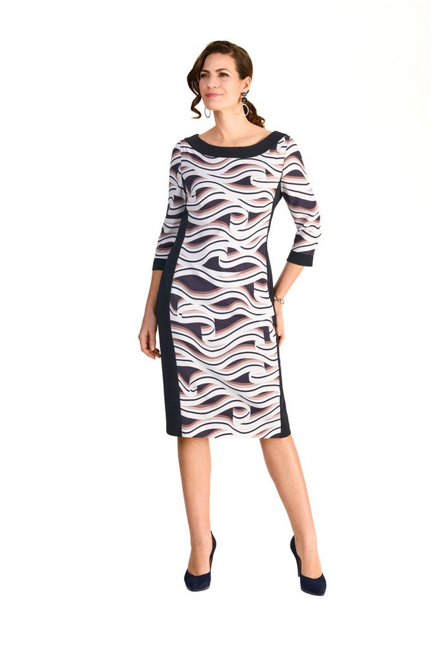 HERMANN LANGE Collection Etuikleid mit grafischem Muster von HERMANN LANGE Collection