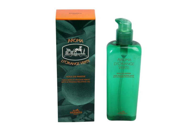 HERMÈS Badeöl HERMES AROMA D´ORANGE VERTE Bath und Massage Relaxing Oil 200 ml von HERMÈS