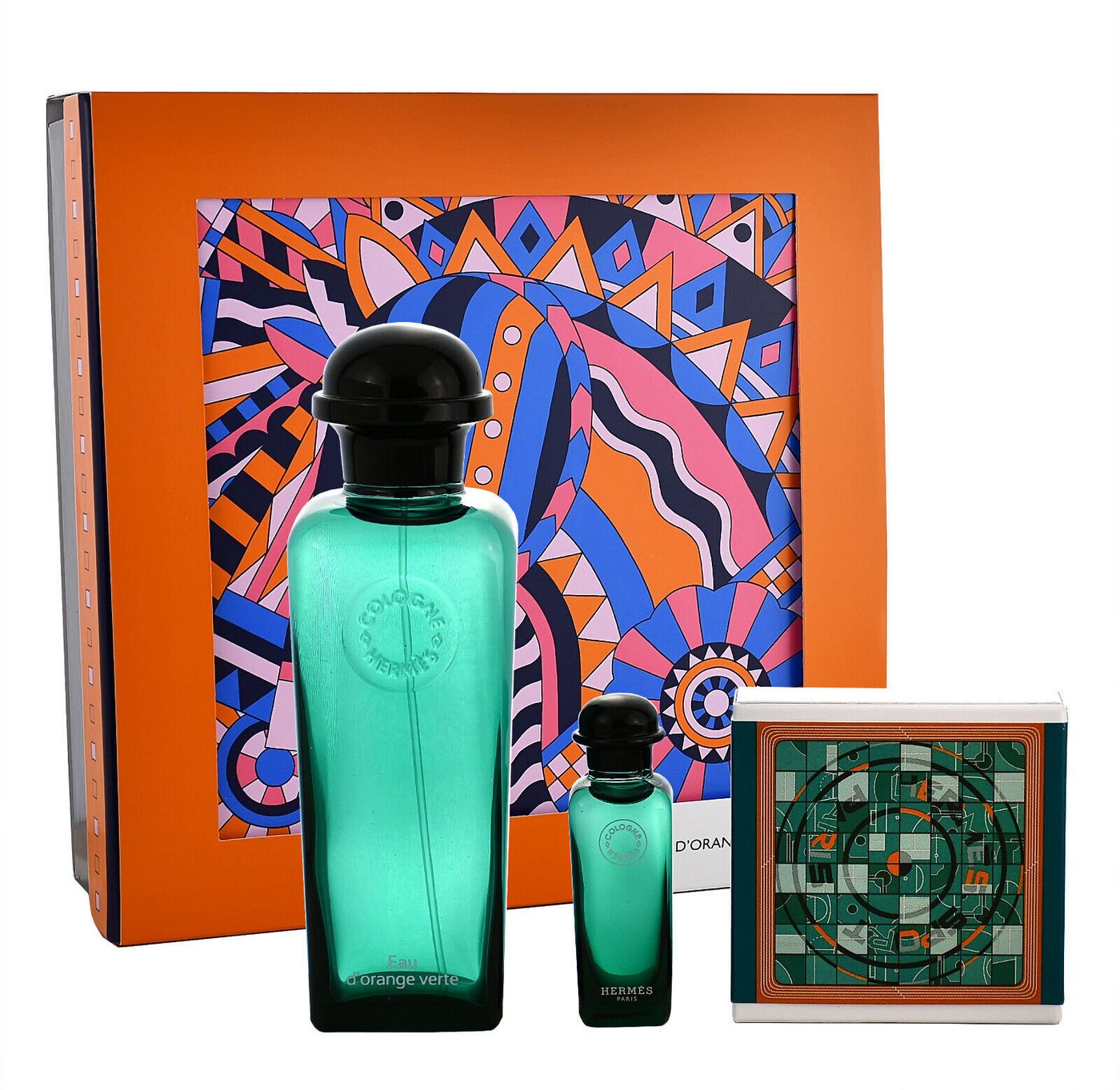 HERMÈS Duft-Set HERMES EAU D’ORANGE VERTE EDC 100ML + EDC 15ML + SG 40ML HERMÈS Duft-Set HERMES EAU D’ORANGE VERTE EDC 100ML + EDC 15ML + SG 40ML von HERMÈS