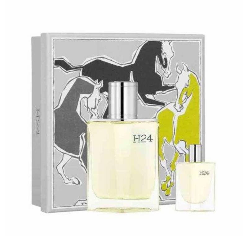 HERMÈS Eau de Toilette H24 Giftset Edt Spray 50ml/Mini 5ml 55ml von HERMÈS