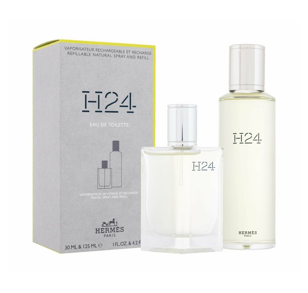 HERMÈS Körperpflegeduft Set H24 Edt 30ml + Edt 125ml Travel Spray Refill von HERMÈS