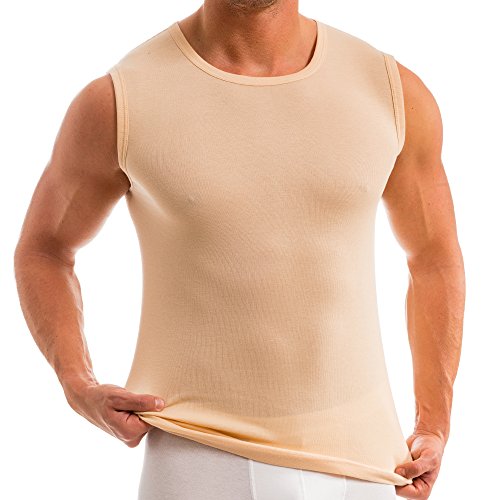HERMKO 16040 2er Pack Herren Muskelshirts mit Rundhals, Unterhemd mit Modal, Größe:D 8 = EU XXL, Farbe:Cream HERMKO 16040 2er Pack Herren Muskelshirts mit Rundhals, Unterhemd mit Modal, Größe:D 8 = EU XXL, Farbe:Cream von HERMKO