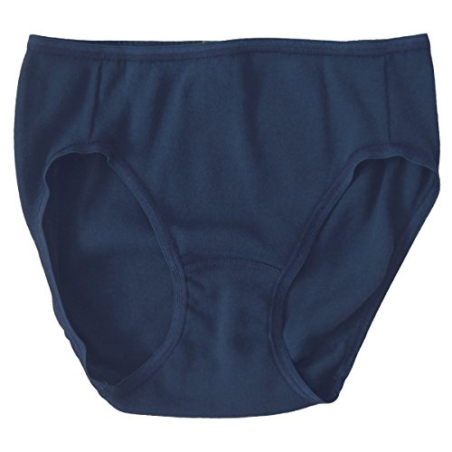 HERMKO 2130 Mädchen Slip aus 100% Bio-Baumwolle, Unterhose in Feinripp-Qualität, Farbe:Marine, Größe:128 von HERMKO