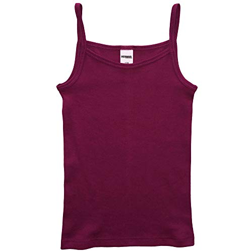 HERMKO 2460 Mädchen Trägerhemd aus 100% Bio-Baumwolle, Naturfaser-Unterhemd BZW. Top, Farbe:Fuchsia, Größe:164 von HERMKO