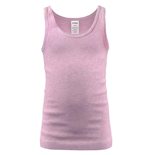 HERMKO 26000 Mädchen Achselhemd Made in EU, Größe:164, Farbe:Rosa Melange von HERMKO
