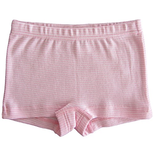 HERMKO 26710 Mädchen Panty in Ringeloptik Made in EU, Größe:152, Farbe:Rosa Ringel von HERMKO