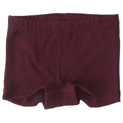 HERMKO 2710 Mädchen-Pant Panty aus 100% Bio-Baumwolle, Girl Unterhose Hose, Farbe:Bordeaux, Größe:128 von HERMKO