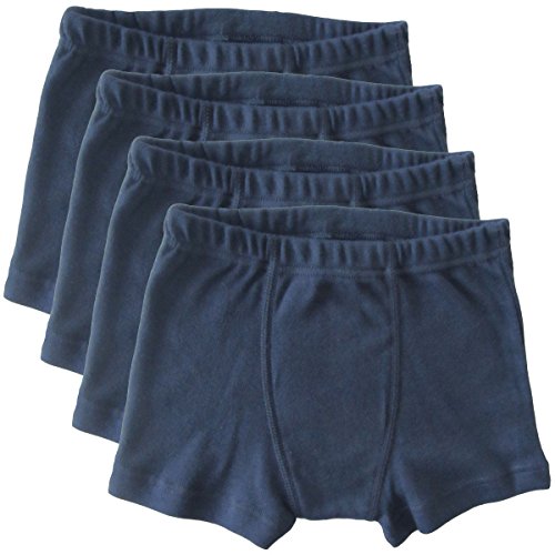 HERMKO 2900 4er Pack Jungen Pants - Reine Bio-Baumwolle, Farbe:Marine, Größe:128 von HERMKO