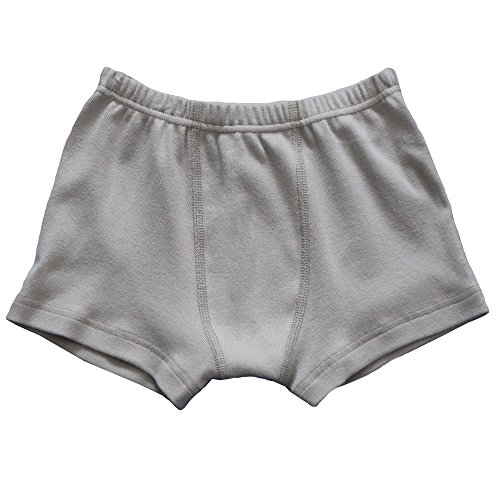 HERMKO 2900 Jungen Pant 100% Bio-Baumwolle vom Deutschen Hersteller, Farbe:grau, Größe:104 von HERMKO